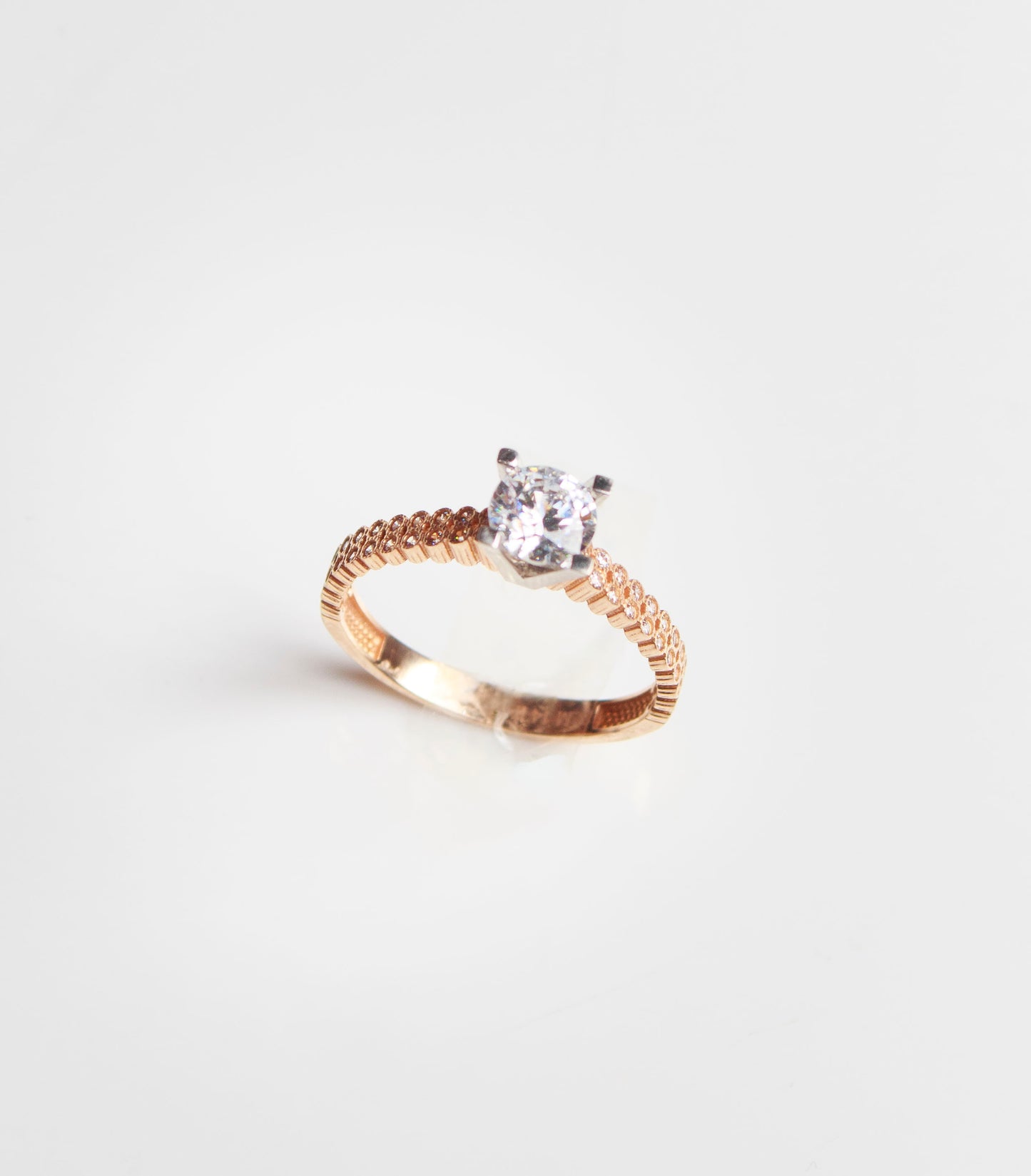 Anillo Corazon de Rosa