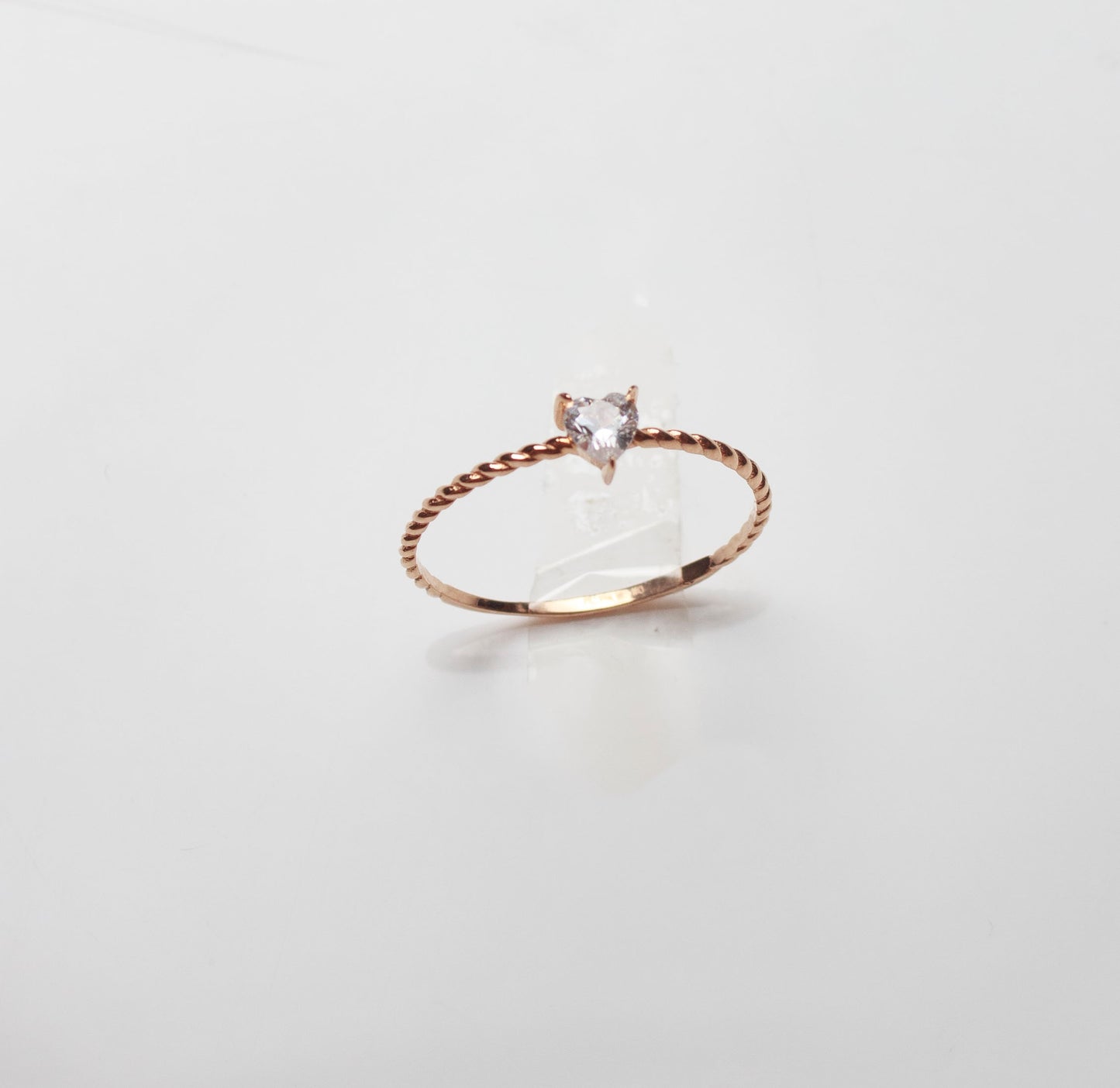 Anillo Heart Rosé