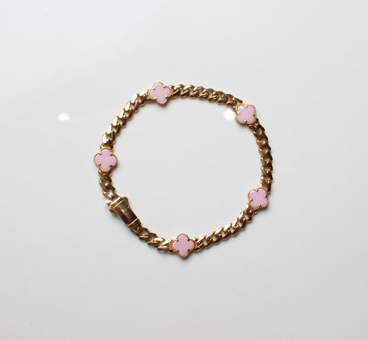 Pulso Estilo VanCleef Rosa