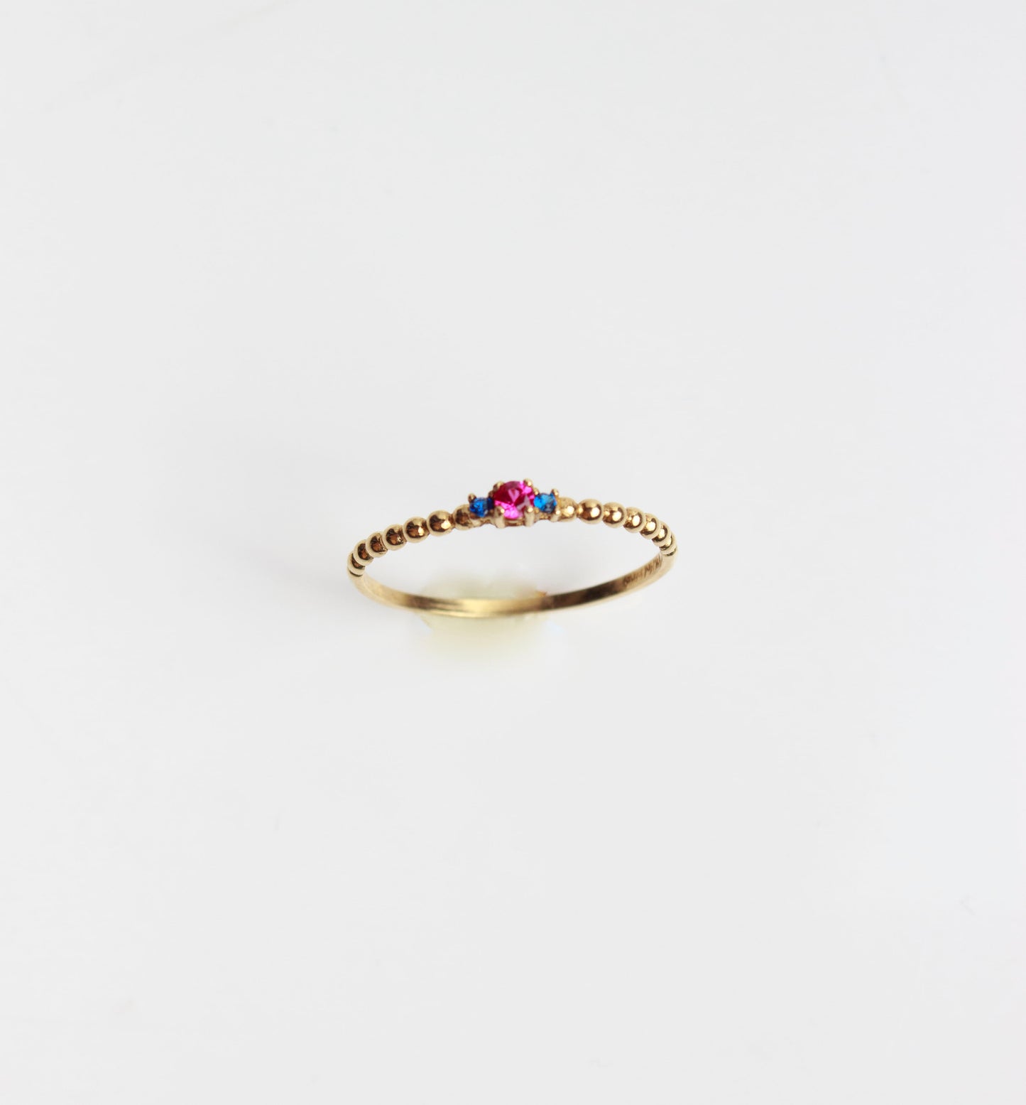 Anillo Rosa y Cielo