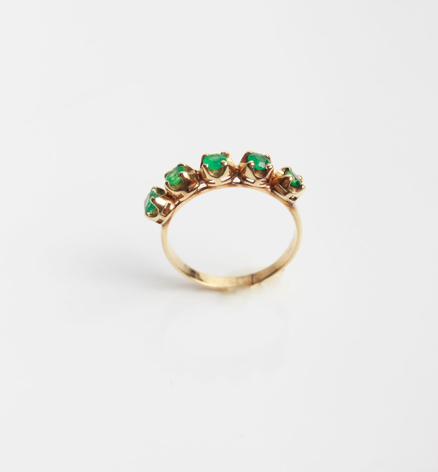 Anillo Corona de Esmeraldas